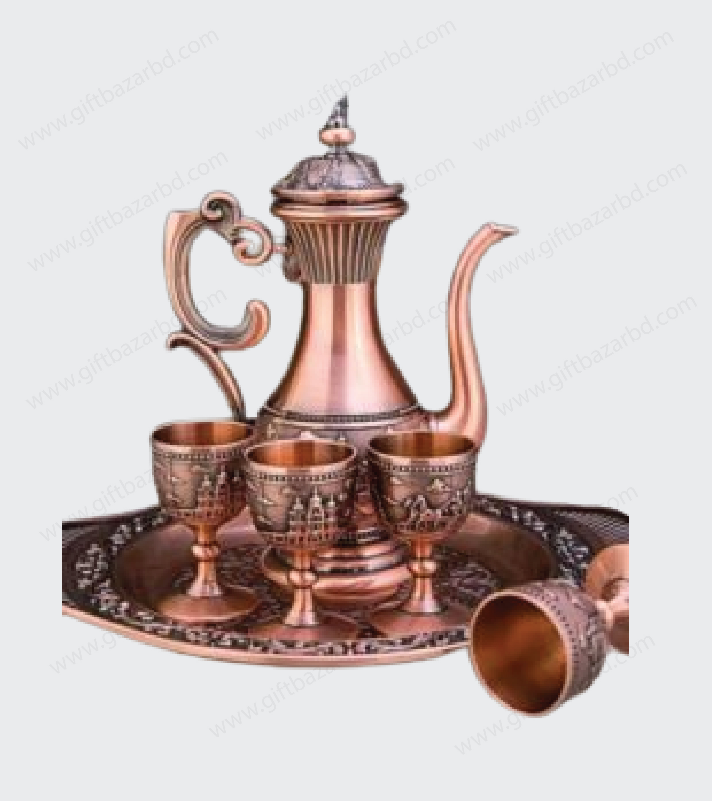 Cream & Golden Color Surai Set